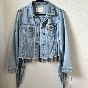 Fringe Jean jacket